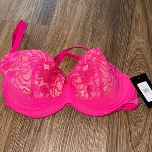 Frederick’s of Hollywood 32D pink Manuela new with tags nwt bra